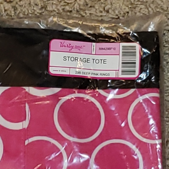 Thirty-One Storage Bag Pink - Picture 2 of 3